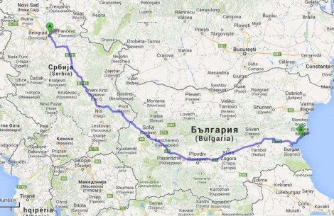 mapa srbija bugarska Automobilom na more (3): Oprezno do Bugarske zbog puteva i kazni  mapa srbija bugarska