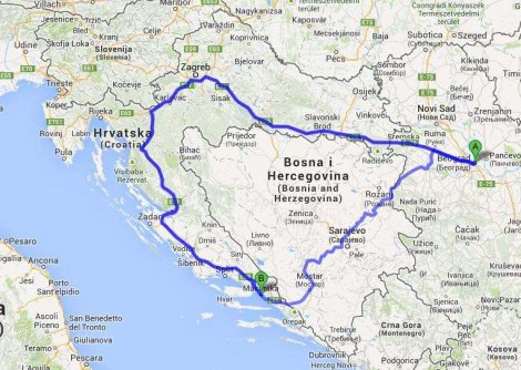 karta hrvatske autoput Automobilom na letovanje (4): Tri puta do hrvatskog mora | Mojauto karta hrvatske autoput